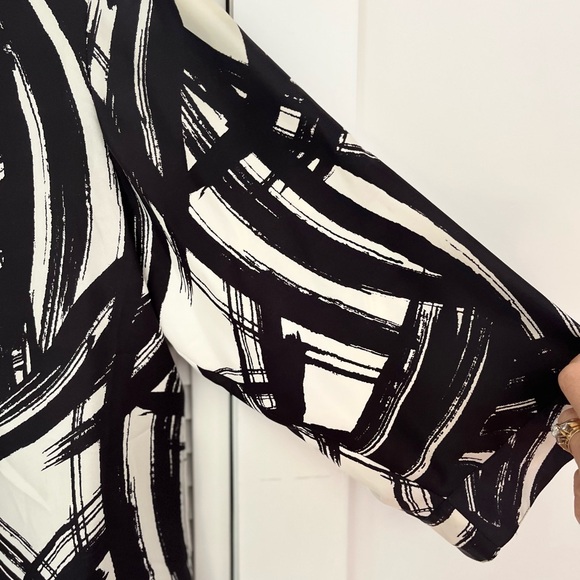 Chicos Washable Silk Topper Sz 3 Sz XL - Picture 4 of 8